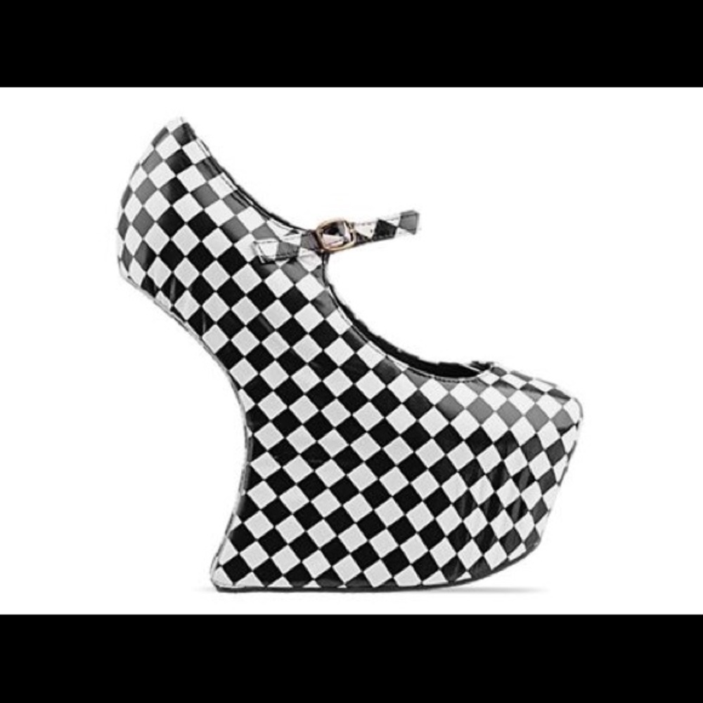 Rare Jeffrey Campbell Night Walk in Checkered
